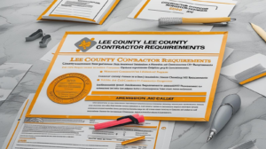 contractor registration Lee County