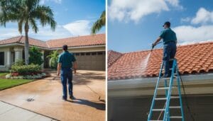pressure washing vs soft washing